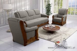 Stylowa wersalka Parys 3 osobowa – Tkanina plamoodporna - Classic