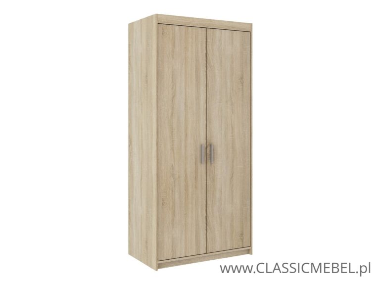 Szafa Elena 2D – Biała, Sonoma, Lefkas - Lempert