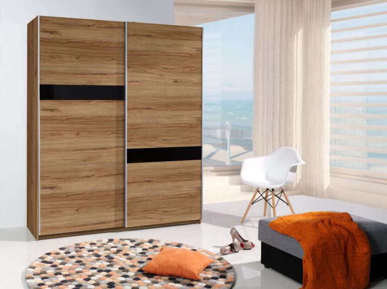 Szafa przesuwna Wario 3 - Dąb Catania - Maridex