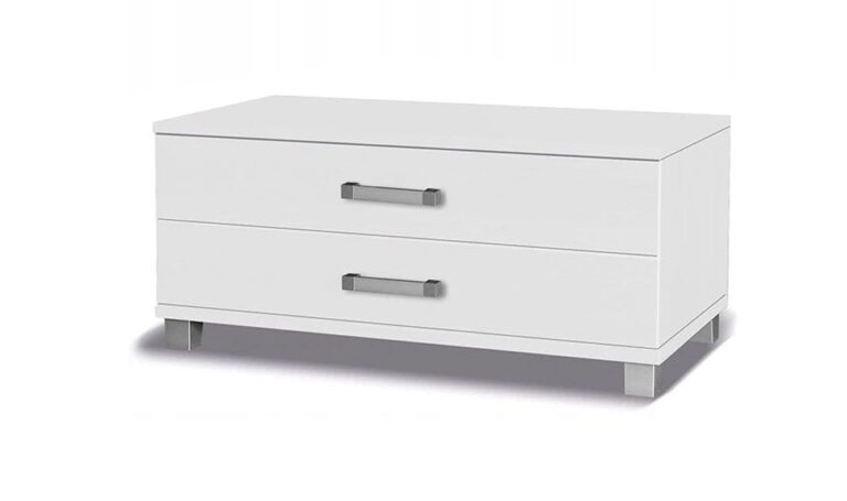 Komoda Szafka RTV Maximus M6 - Biała - Maridex