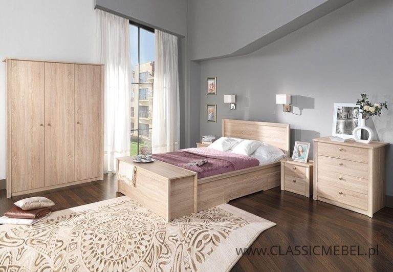 Sypialnia Finezja 2 - Dąb Sonoma -  Maridex