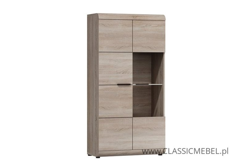 Witryna niska Link 80 - Dąb Sonoma - Laski