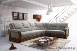 Stylowy Narożnik Parys 2R3 lub 3R2 – Tkanina plamoodporna +funkcja spania - Classic