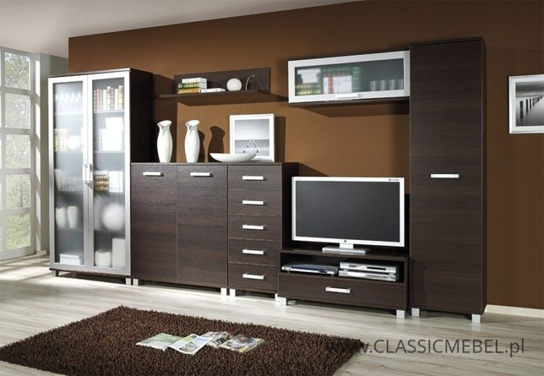 Meblościanka Maximus 1 - Kasztan Wenge - Maridex