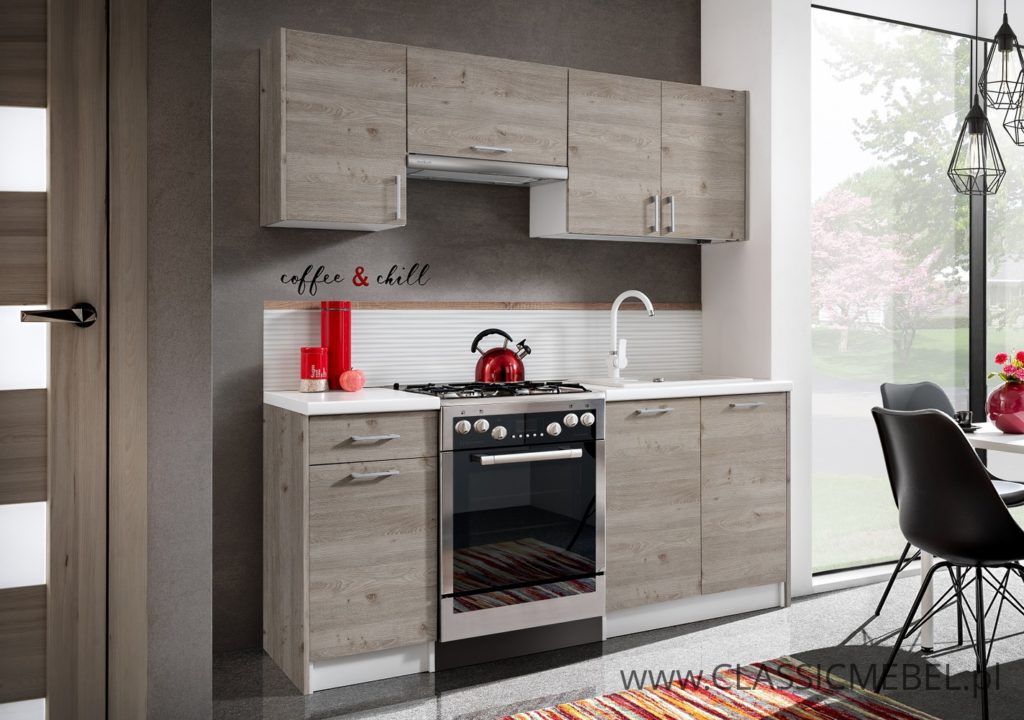 Kuchnia Max Czarny Połysk 2,4 m - Layman