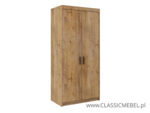 Szafa Elena 2D – Dąb Lefkas, Dąb Sonoma, Biała - Lempert