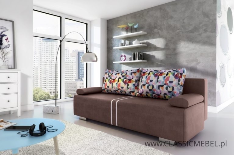 Sofa MALINA - 3 z funkcją spania z pojemnikiem - Kinas