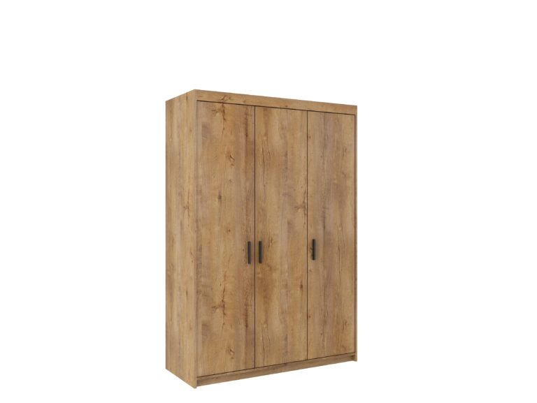 Szafa Elena 3D – Dąb Lefkas, Dąb Sonoma, Biała, - Lempert