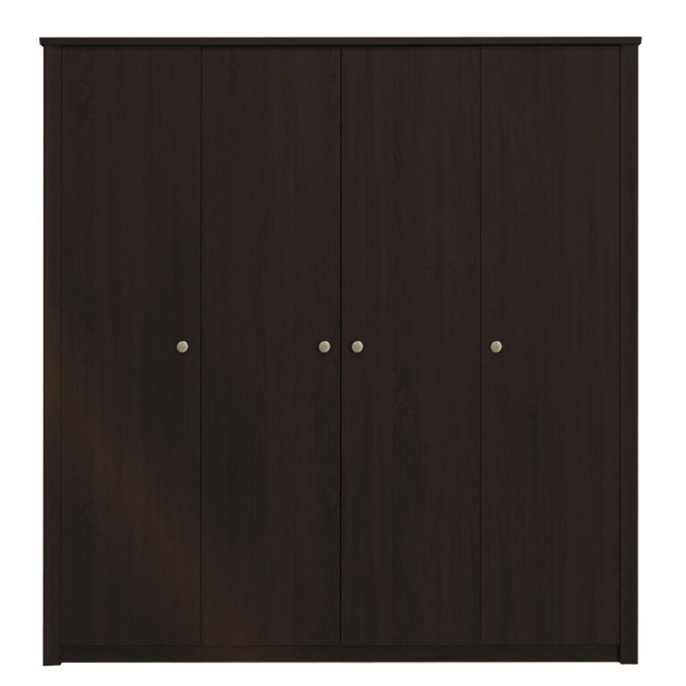 Szafa 4 drzwiowa Finezja F4 - Dąb Sonoma Czekolada - Maridex