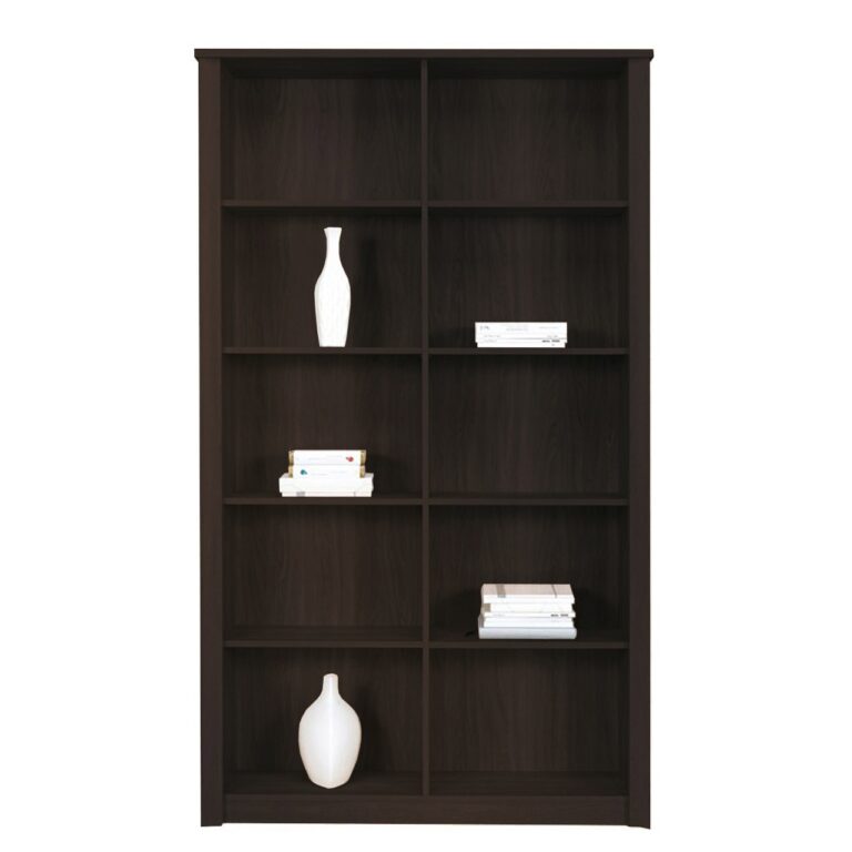 Regał Finezja F8 dzielony - Dąb Sonoma Czekolada - Maridex