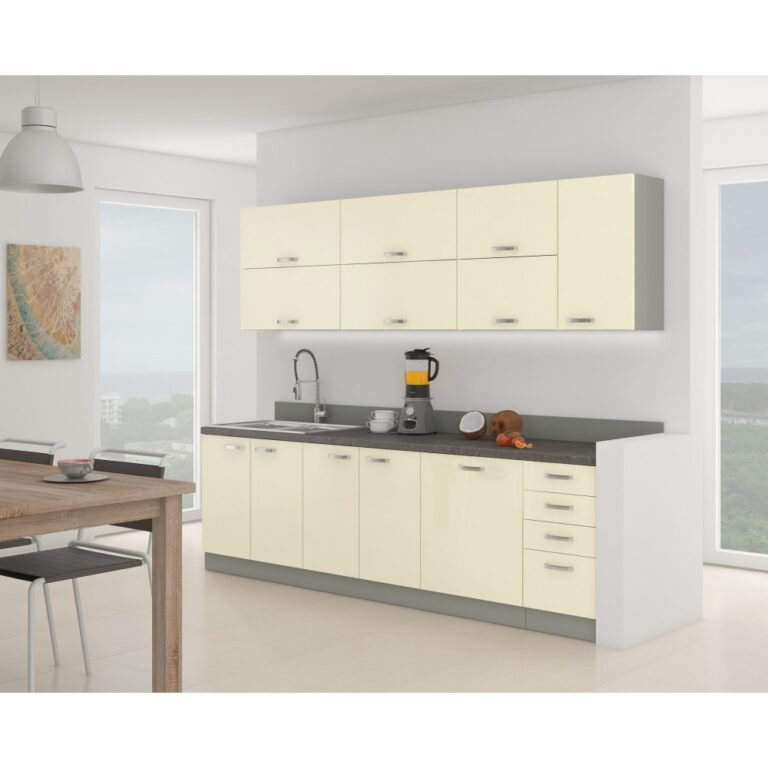 Meble Kuchenne Karmen Zestaw 260 cm + Blat - Lempert