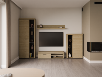 Meblościanka Rumba Dąb Olejowany - Lempert