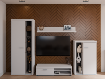 Meblościanka Rumba Biała - Lempert