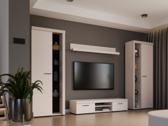 Meblościanka Rumba XL - Beż Piaskowy - Lempert