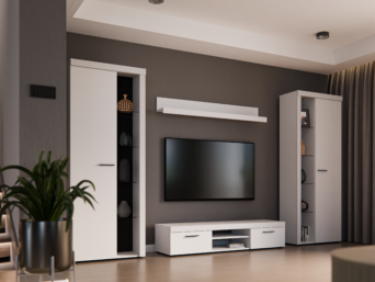 Meblościanka Rumba XL Biała - Lempert