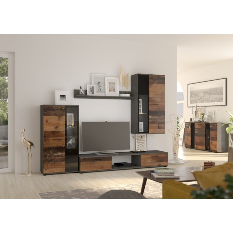 Meblościanka Salsa + Komoda Salsa Old Style / Matera - Lempert