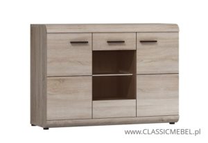 Komoda Link 120 - Dąb Sonoma - Laski