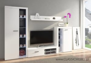 Meblościanka Rumba Biała - Lempert