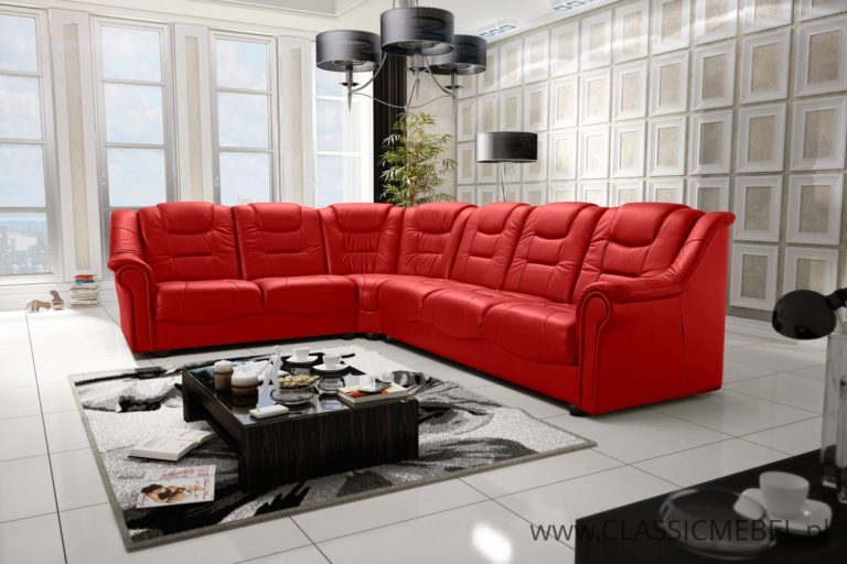 Stylowy Narożnik Milano 2R3 lub 3R2 – skóra naturalna + funkcja spania - Classic