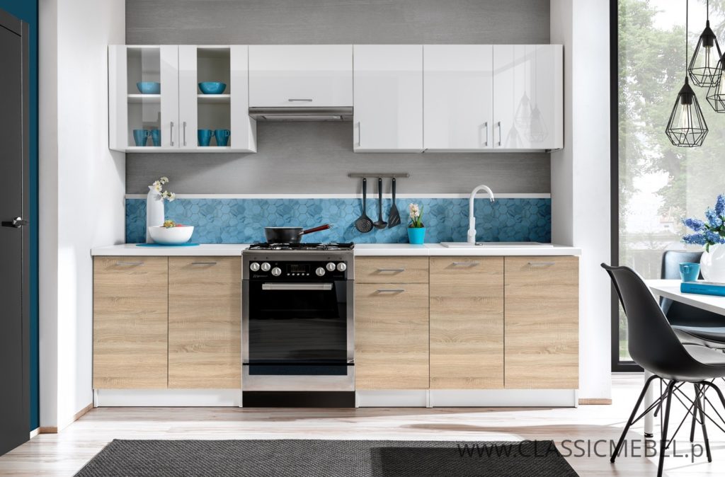 Kuchnia Max Czarny Połysk 2,4 m - Layman