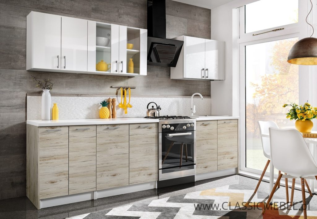 Kuchnia Max Czarny Połysk 2,4 m - Layman