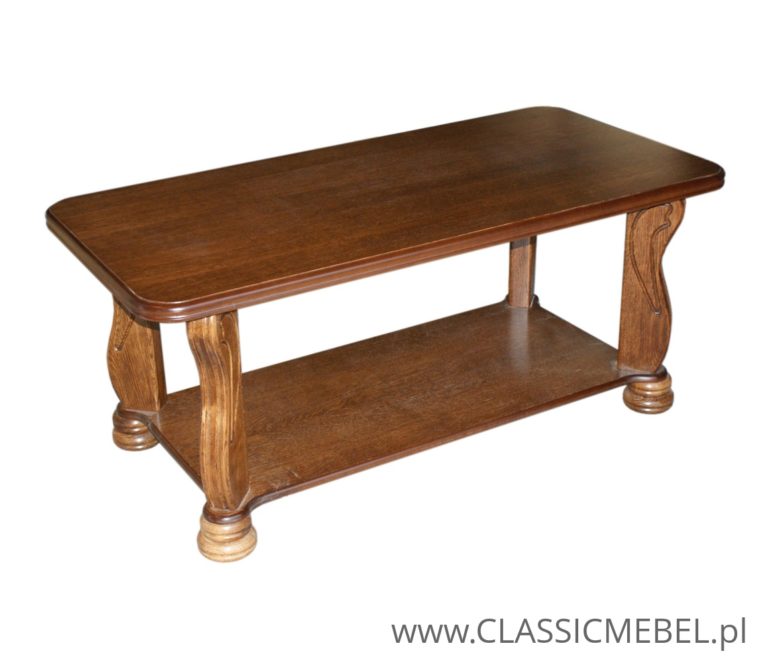 Stylowa ława Parys - dębowa - Classic