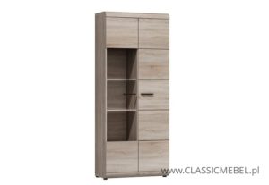 Witryna wysoka Link 80 - Dąb Sonoma - Laski