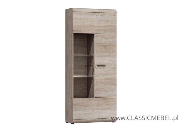 Witryna wysoka Link 80 - Dąb Sonoma - Laski