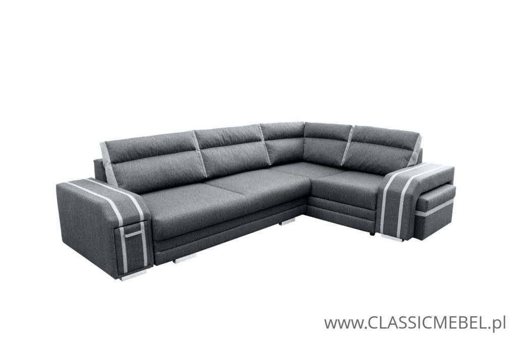 Narożnik AVATAR z funkcją spania pufa i barek