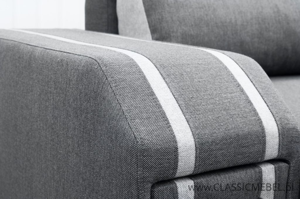 Narożnik AVATAR z funkcją spania pufa i barek