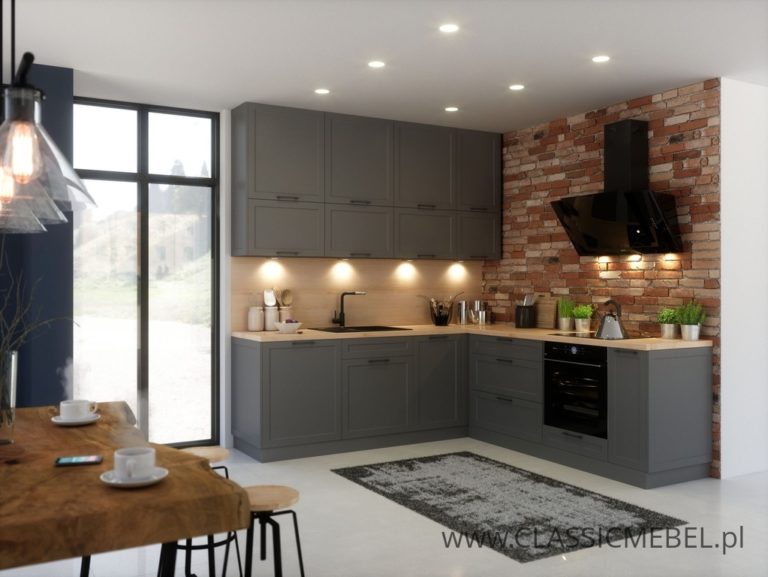 Meble Kuchenne Navia 3 Ramka Mat Tafla Połysk - Layman