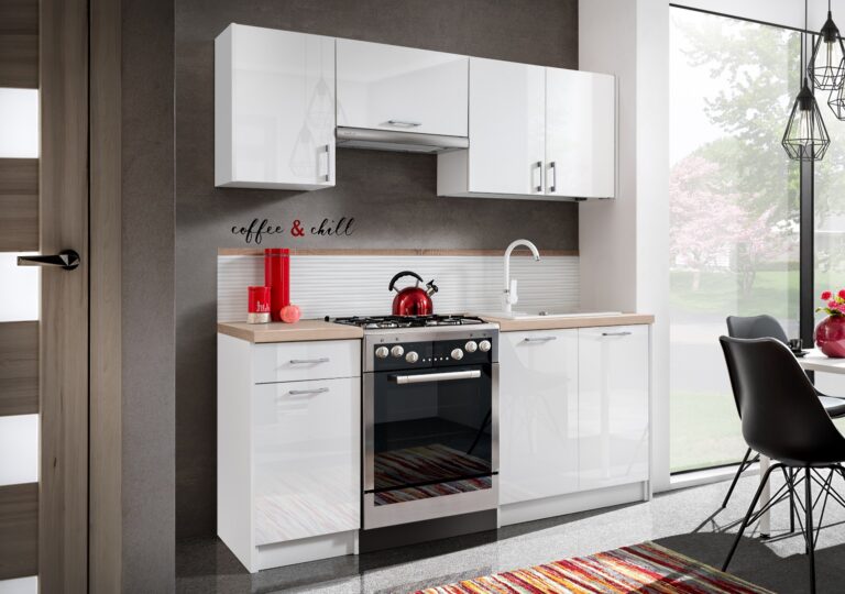 Meble Kuchenne Max Biały Połysk 1.8 m - Layman