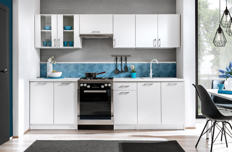 Meble Kuchenne Max Biały Połysk 2,6 m - Layman