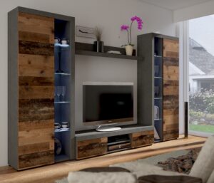 Meblościanka Rumba XL Old Wood Style / Matera - Lempert