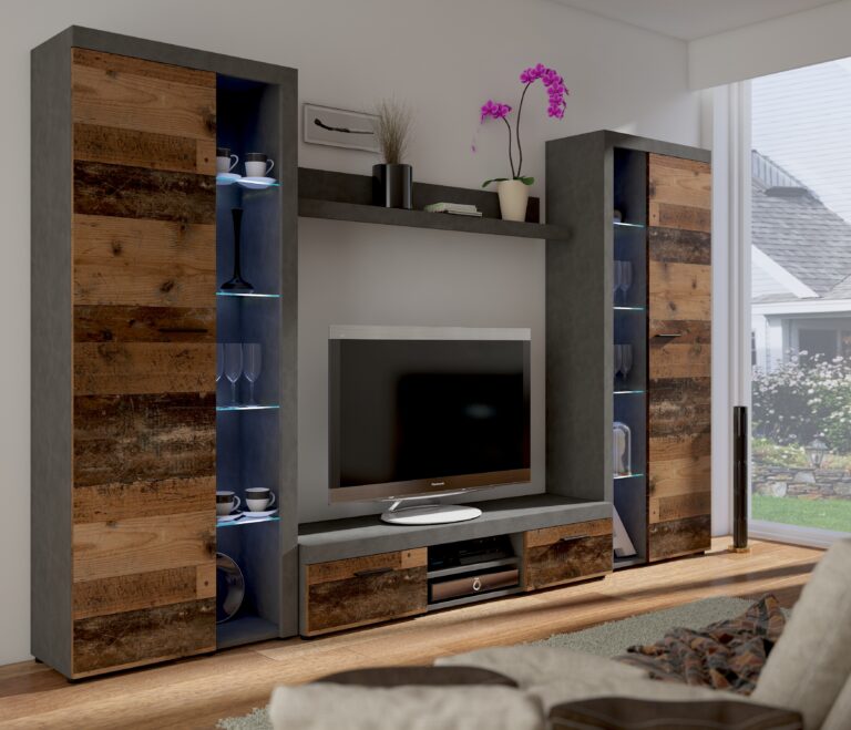 Meblościanka Rumba XL Old Wood Style / Matera - Lempert