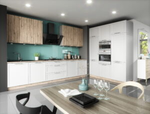 Meble Kuchenne Navia Ramka Jasny Szary