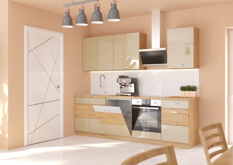 Meble Szafki Kuchenne Cappuccino Połysk  - Lempert