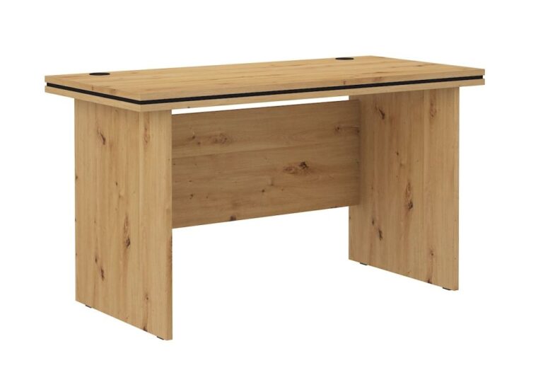 Biurko proste zakryte Malta 180 - Dąb Artisan - Lempert