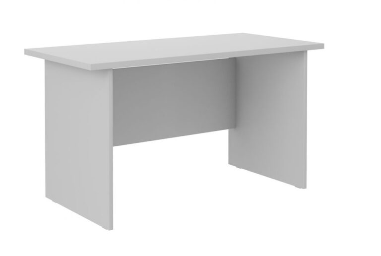 Biurko proste zakryte Malta 170 - Light Grey - Lempert