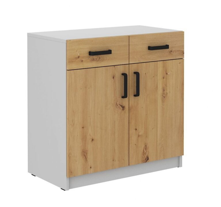 Komoda Malta 105 2F 2S - Light Grey/Dąb Artisan - Lempert