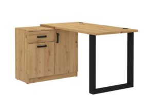 Biurko + Komoda Malta 130 - Dąb Artisan/Dąb Artisan - Lempert