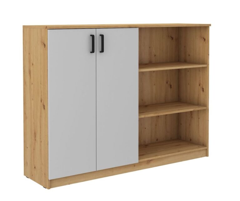 Komoda Malta 830 2F - Dąb Artisan/Light Grey - Lempert