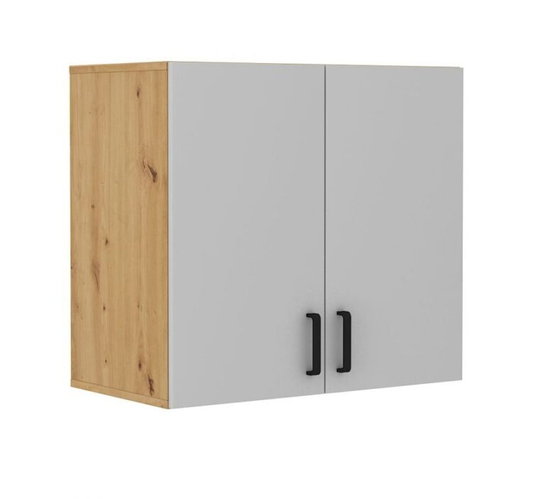Szafka górna Malta 104 2F  - Dąb Artisan/Light Grey - Lempert