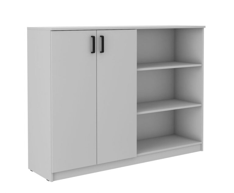 Komoda Malta 830 2F - Light Grey/Light Grey - Lempert