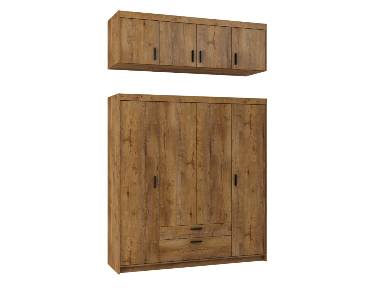 Szafa Elena 4D z Nadstawką – Dąb Lefkas - Lempert