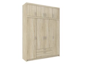 Szafa Elena 4D z Nadstawką – Dąb Sonoma - Lempert