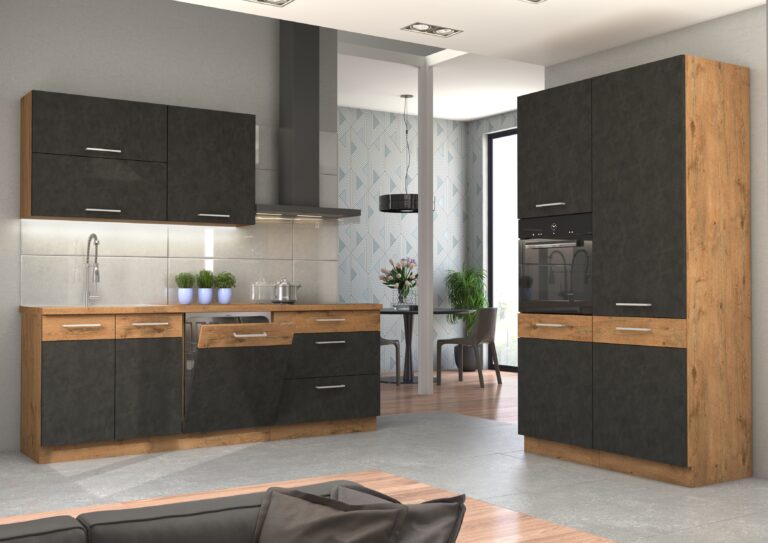 Meble Szafki Kuchenne Vigo Matera/Dąb Lancelot - Lempert