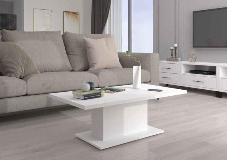 Ława Stolik Kawowy Denver 110 x 60 Biała - Lempert