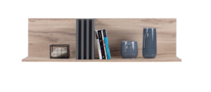 Półka wisząca Allmo AL12 - Dąb Estana Jasny / Antracyt - Meblar