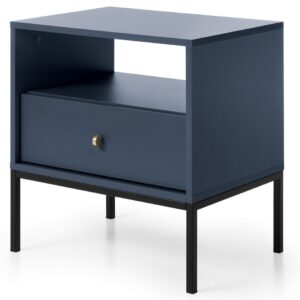 Szafka stolik nocny Mono MS54 - Granatowy - Piaski